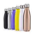 Black Yellow Thermos 350Ml Stainless Steel Vacuum Water Bottle Flask